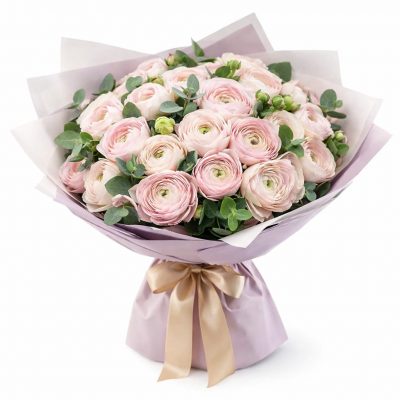 Подарочный букет из цветов «Розовый закат»