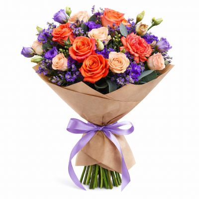 Букет ручной работы «Цветочная феерия»