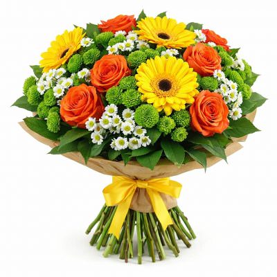 Красивый букет из ароматных цветов «Летний бриз»