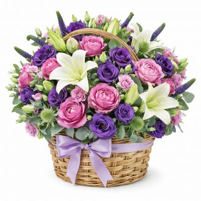 Подарочная композиция цветов «Цветочный шарм»