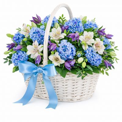 Корзина цветов «Цветочная гармония»