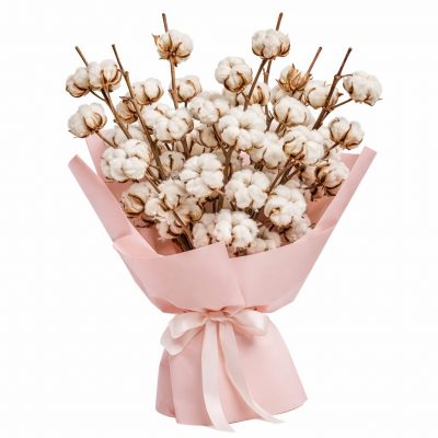 Букет с хлопком «Зимняя сказка»