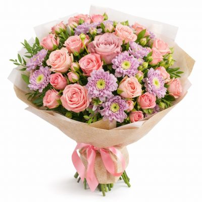 Красивый букет из цветов «Нежные мечты»