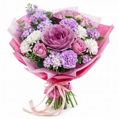 Флористический букет «Лиловый сон»