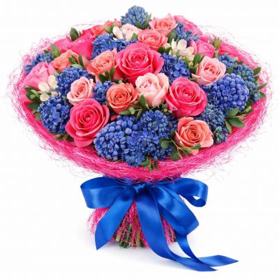 Праздничный букет из цветов «Цветочный аккорд»